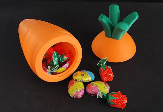 Easter carrot sweets holder