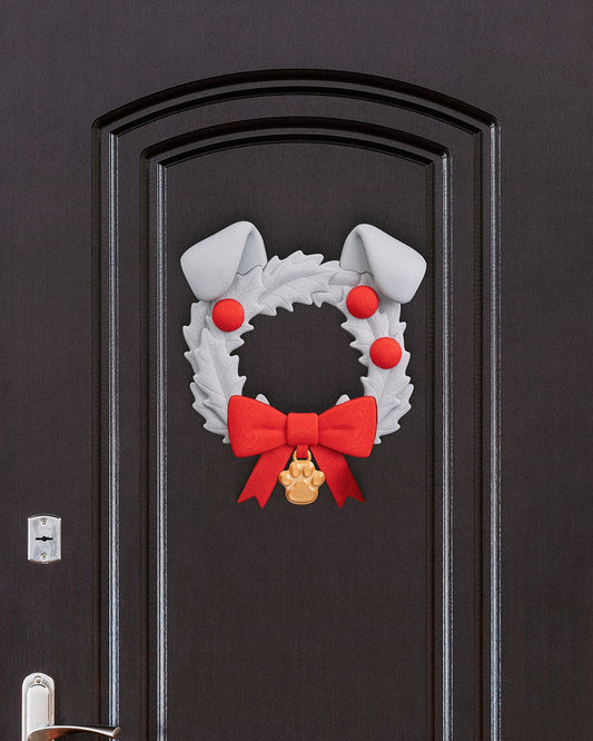 Santa Paws Wreath