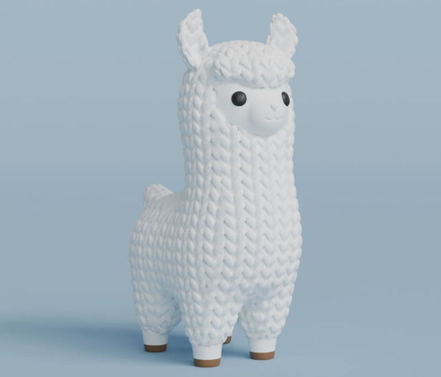 Knitted Llama
