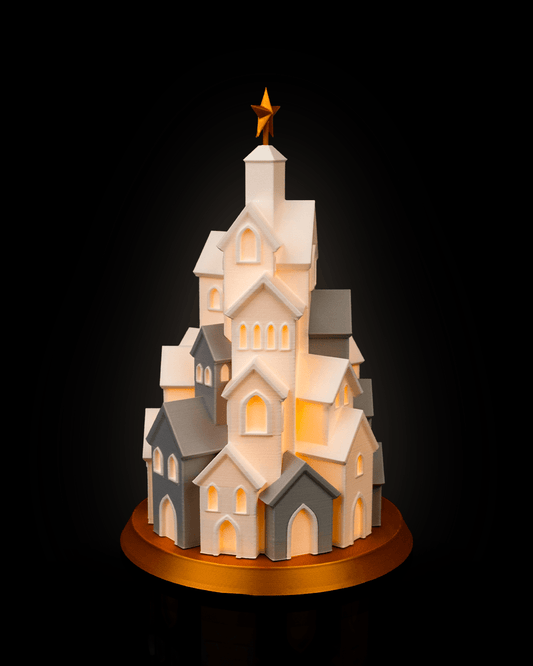 Winter Village Table Lamp