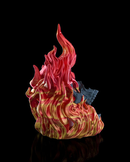 Uncoloured Bonfire Candle Holder