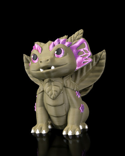 Floral Dragon and Egg