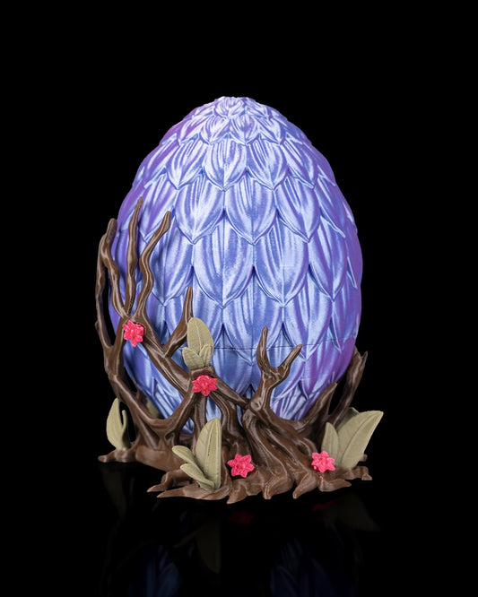 Floral Dragon and Egg