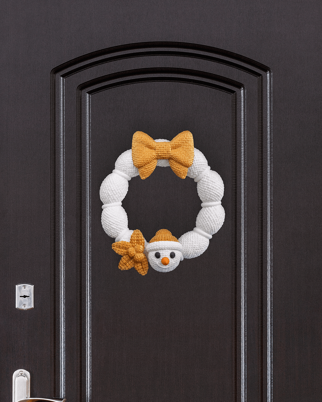 Frostys Greeting Wreath