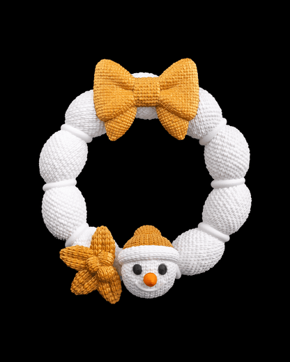 Frostys Greeting Wreath