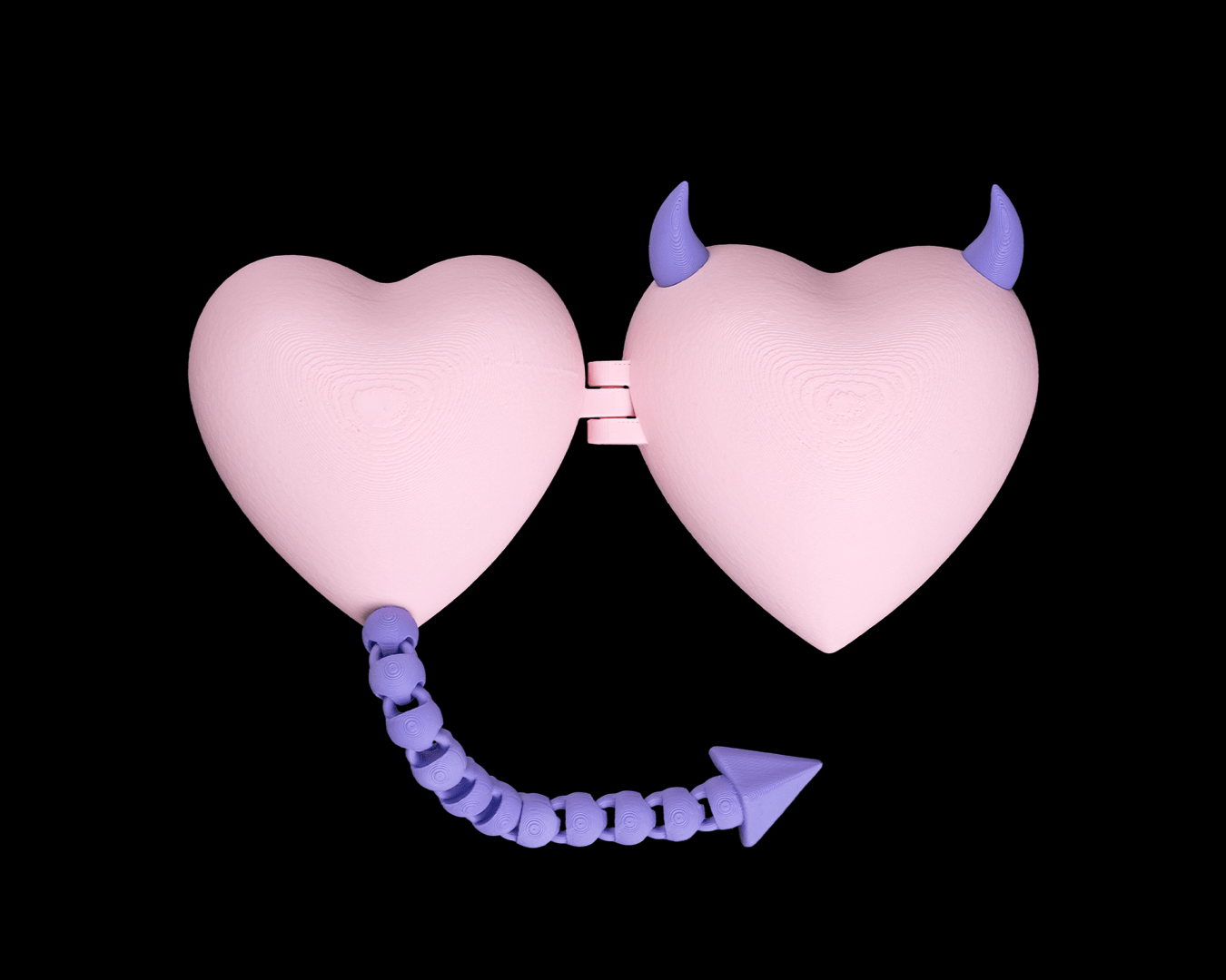 Hell Cute Heart Container