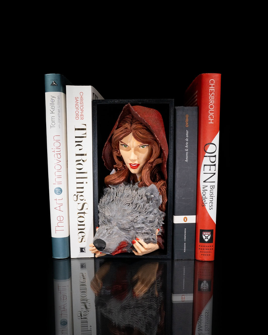 Uncoloured Little Red Riding Hood Book Nook