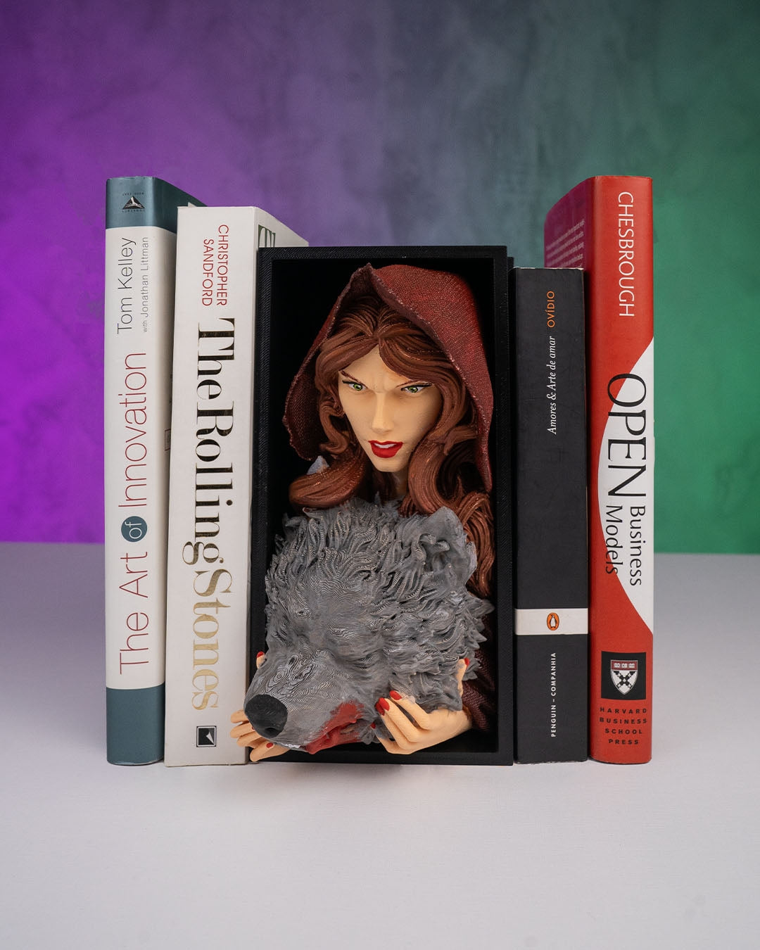 Uncoloured Little Red Riding Hood Book Nook