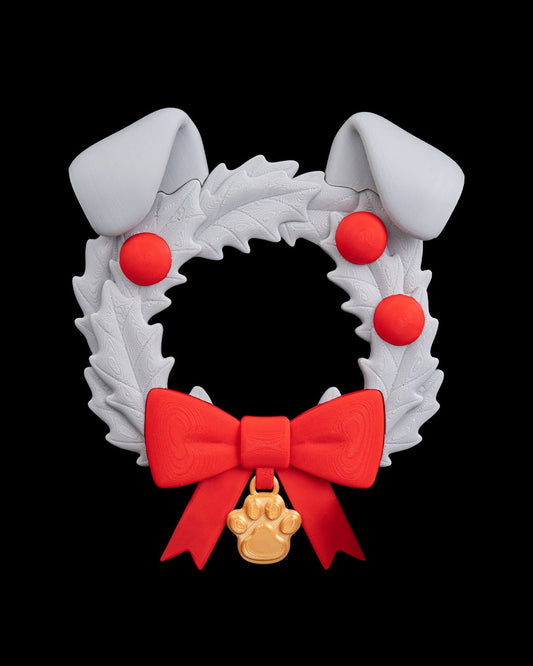 Santa Paws Wreath