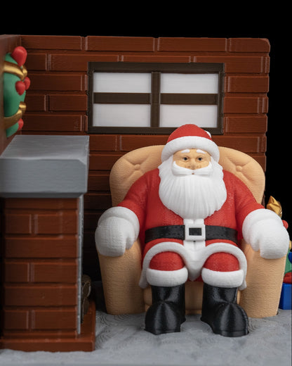 Santa's Living Room Table Lamp