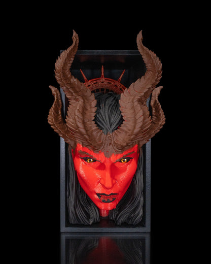 Uncoloured Succubus Book Nook