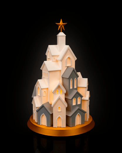 Winter Village Table Lamp