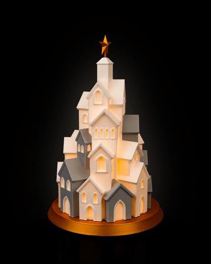 Winter Village Table Lamp