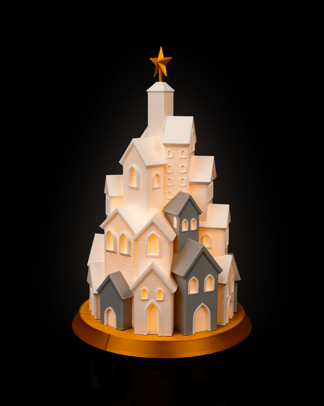 Winter Village Table Lamp