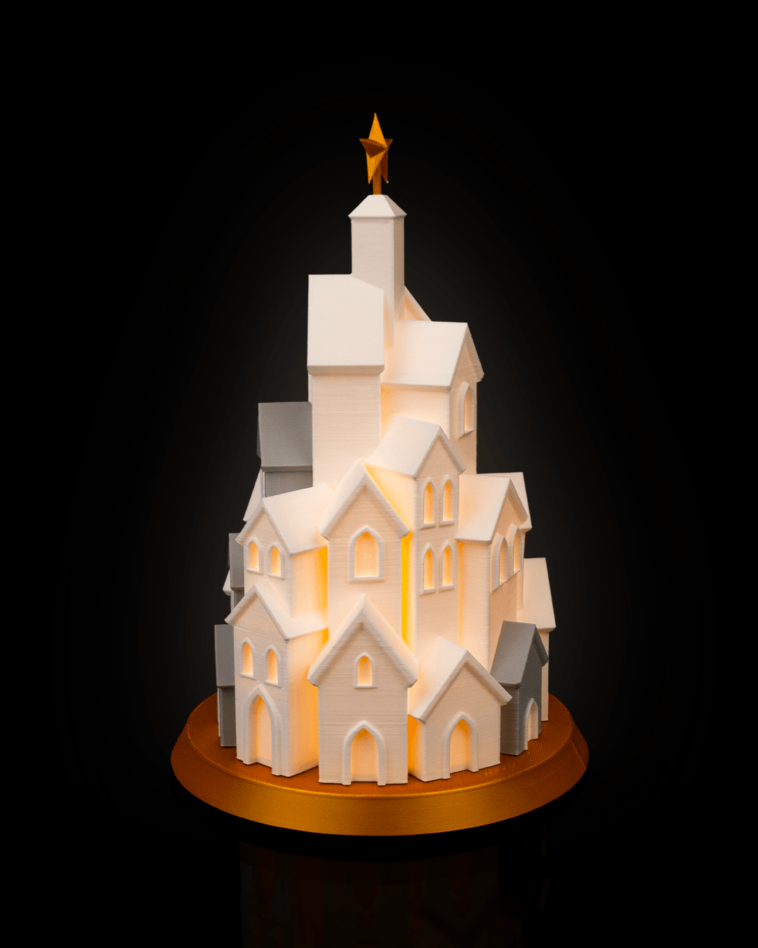 Winter Village Table Lamp