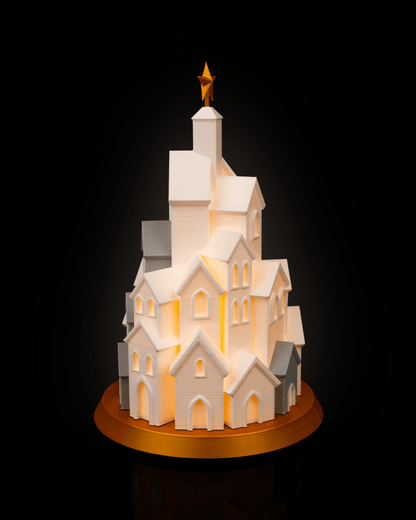 Winter Village Table Lamp