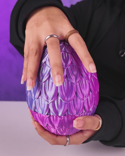 Floral Dragon and Egg