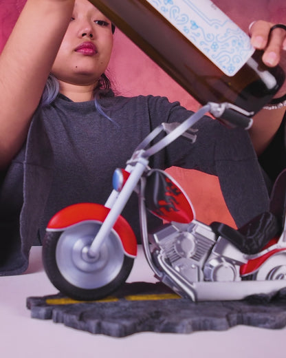 Uncoloured Born To Be Wine - Wine Bottle Holder